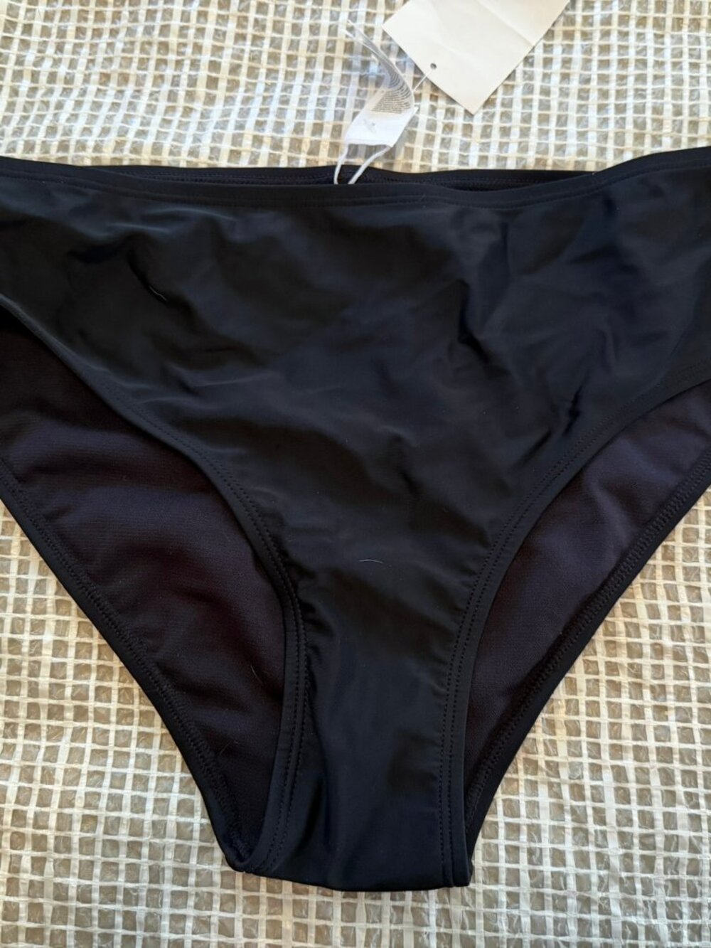 Cupshe  Bikini Bottom, Black  Size Large   NEW without Tags